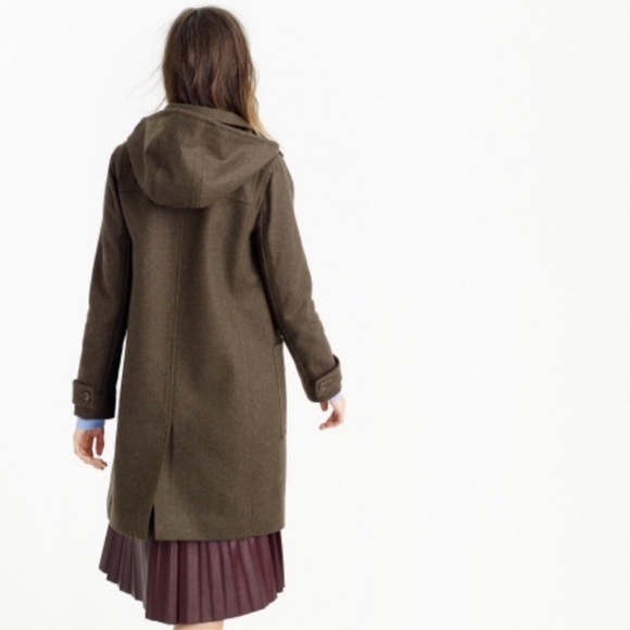 J. Crew Jackets & Coats Olive Green J Crew Wool Coat Poshmark